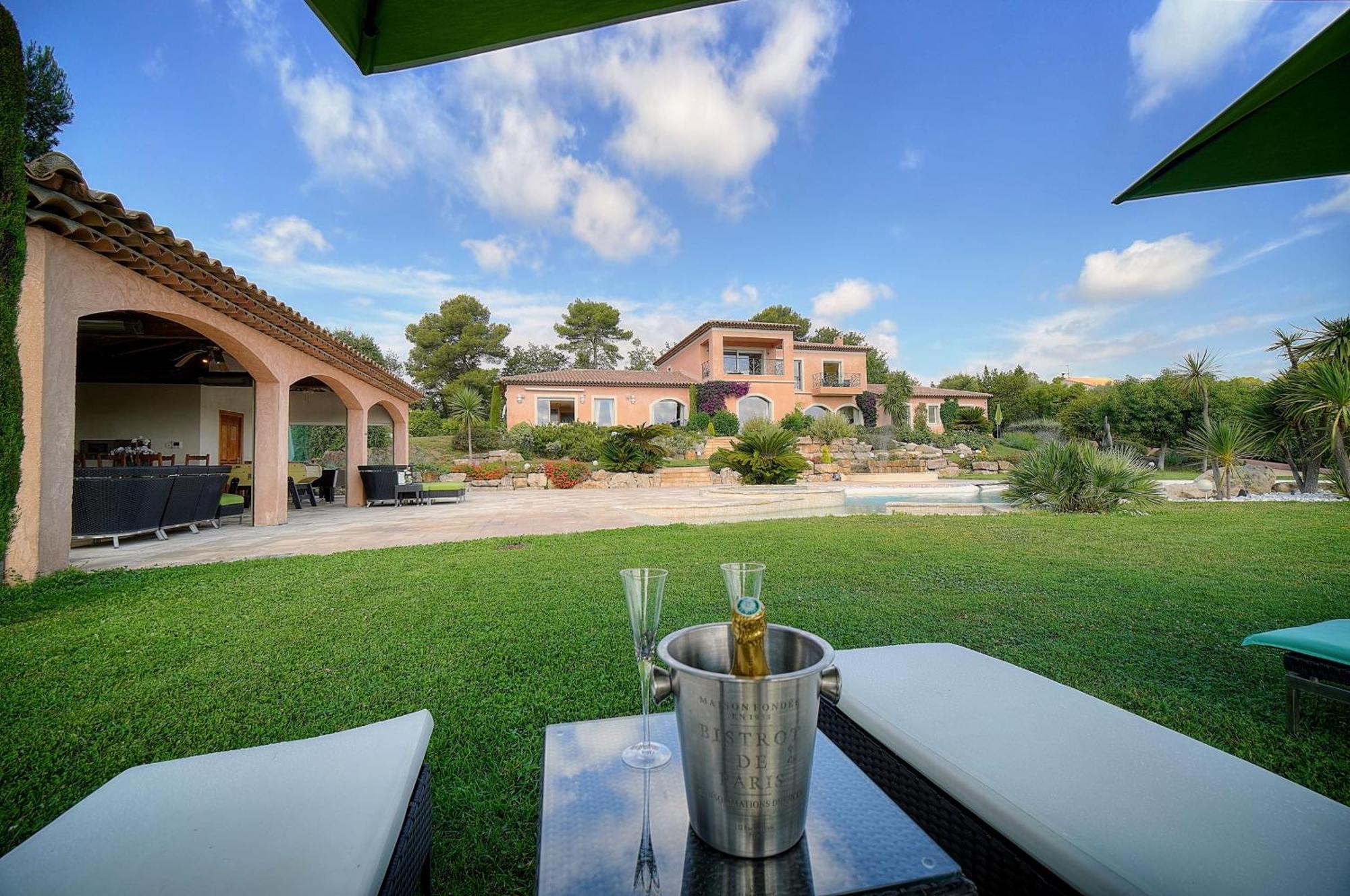 "Au Havre De Paix" 5 Etoiles Prestige Jacuzzi, Hammam, Sauna, Piscine Chauffee Mougins Cannes Grasse Exterior foto